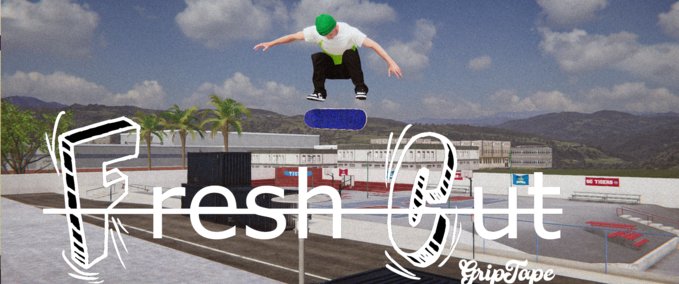 Fakeskate Brand Fresh Cut Griptape Brand Drop! Skater XL mod