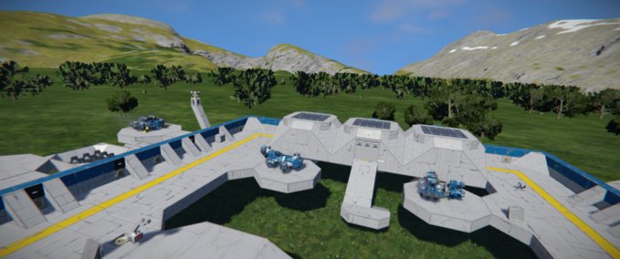 Blueprint EarthEasyStation Space Engineers mod