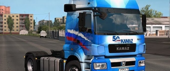 Trucks Neuer KAMAZ 5490 Neo & 65206 + Interieur [1.39] Eurotruck Simulator mod