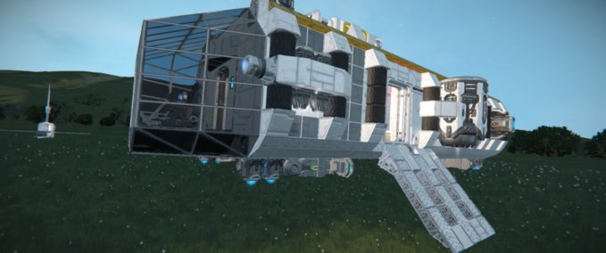 Blueprint Helping Hands Explorer Shuttle Mk.2 Space Engineers mod