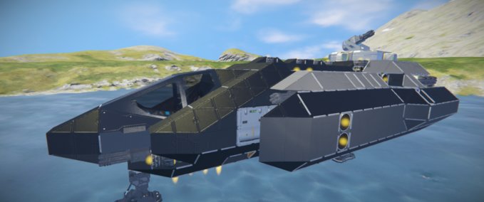 Blueprint Heavy Fighter Space Engineers mod