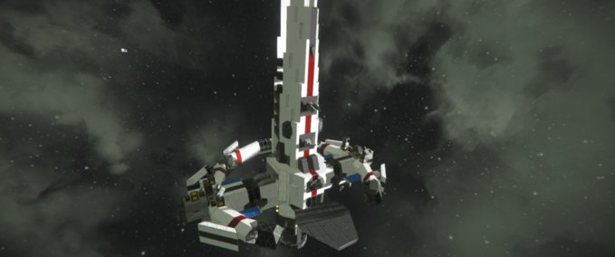 Blueprint CNL orbital gun Space Engineers mod
