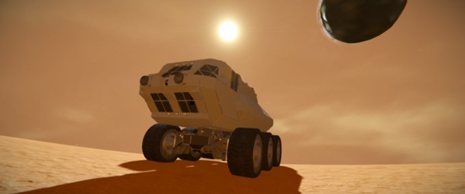 Blueprint Mars Rover MK 2 Space Engineers mod