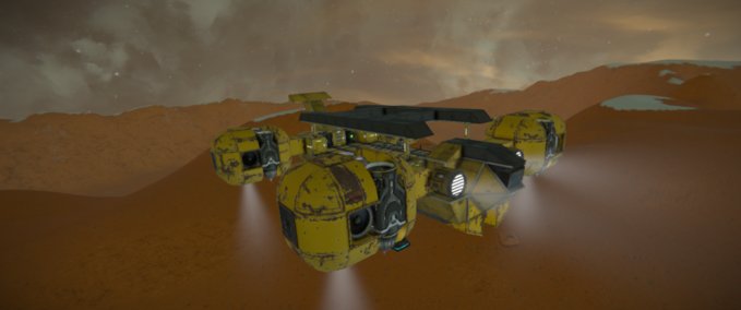 Blueprint M-Tek Carryall V2 Space Engineers mod