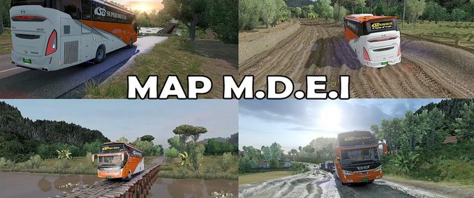 Maps Karte M.D.E.I von Rizky Arifin [1.38.x] Eurotruck Simulator mod
