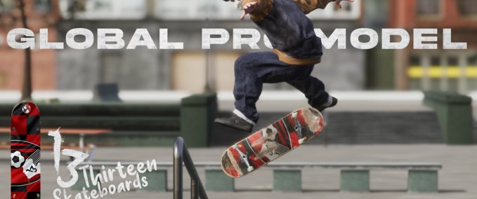 Gear Thirteen Skateboards: Global Signature Deck Skater XL mod