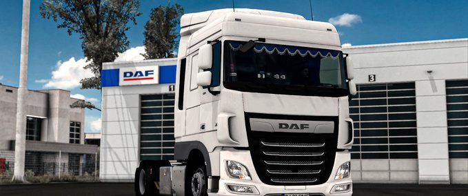 Trucks DAF XF 106 with Curtains [1.38.x] Eurotruck Simulator mod