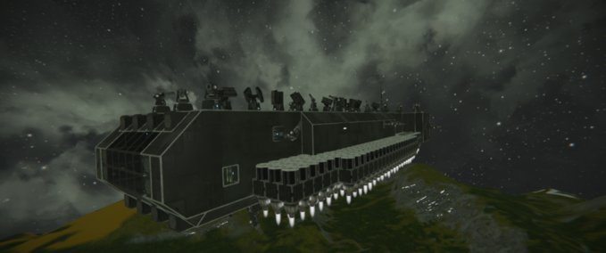 Blueprint Orion Class Dreadnought Space Engineers mod