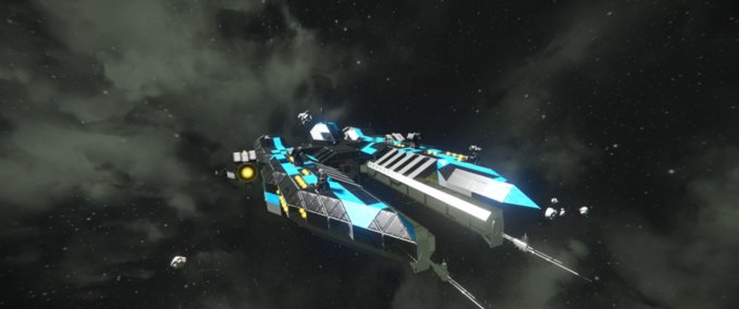 Blueprint WCO SpaceStriker Railgun V.3 Space Engineers mod