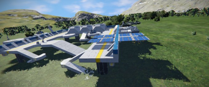 Blueprint EarthEasyStation Space Engineers mod