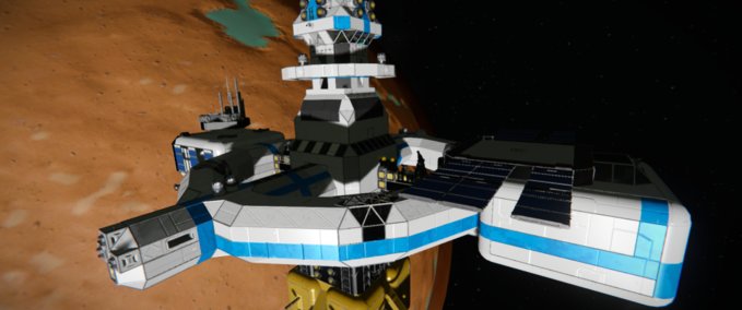 Blueprint WCO Snowdrop space station Space Engineers mod