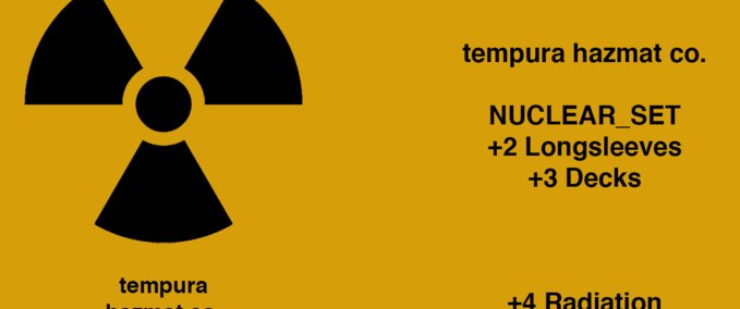 Real Brand tempura hazmat co.  (nuclear_set) Skater XL mod