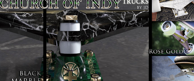 Gear "Church of Indy" Trucks Skater XL mod