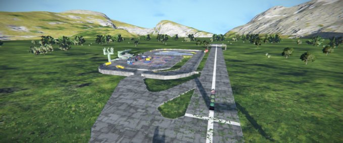 Blueprint Monroe_Wa._Evergreen_Speedway_with_drags Space Engineers mod