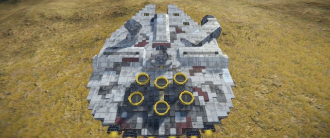 Blueprint Star Wars YT-1300 'Millenium Falcon' Space Engineers mod