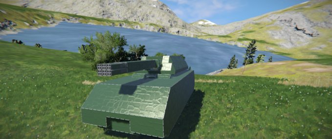 Blueprint Panzer VIII maus Space Engineers mod