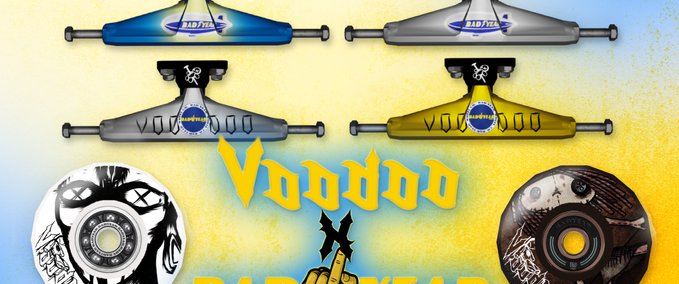 Trucks Voodoo Trucks x Bad Year Collection Skater XL mod