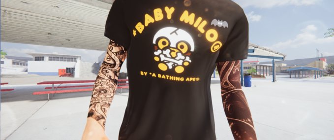 Uncategorized Bape Baby Milo Halloween Tee Skater XL mod