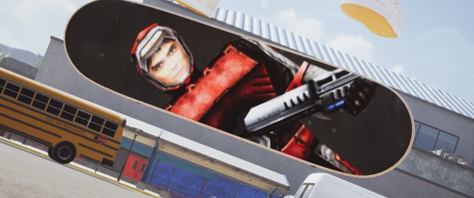 Uncategorized Red Faction "Parker" Griptape Skater XL mod