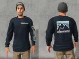 Element joint navy blue sweater Mod Thumbnail