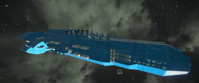 Blueprint SBU Artemis heavy carrier Space Engineers mod