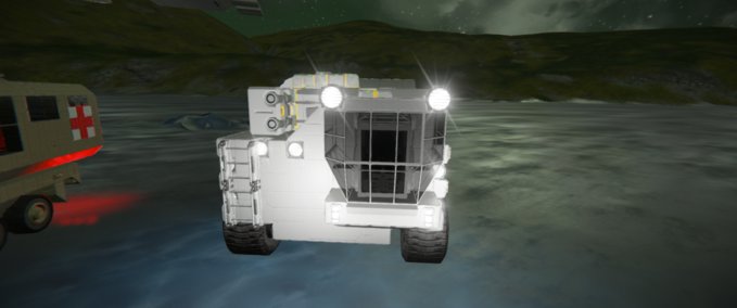 Blueprint Heavy medical supply transport Space Engineers mod