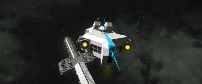 Blueprint ERED BOMBIN Exploration vessel Space Engineers mod