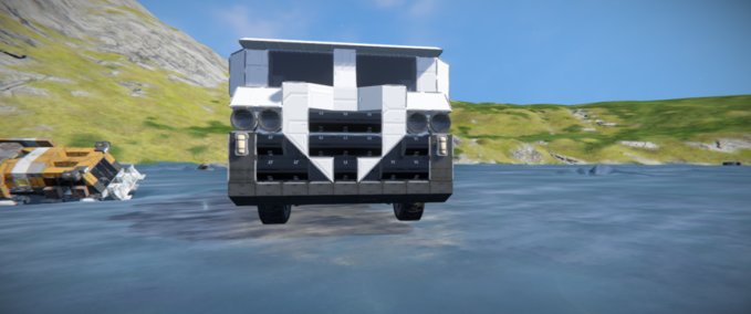 Blueprint Light medical truck Space Engineers mod