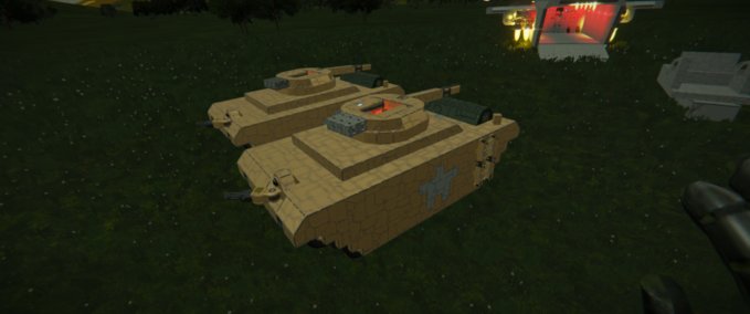 Blueprint Tank V2 Space Engineers mod