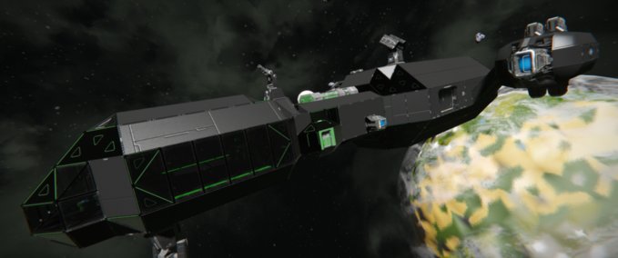 Blueprint SpF starship Space Engineers mod