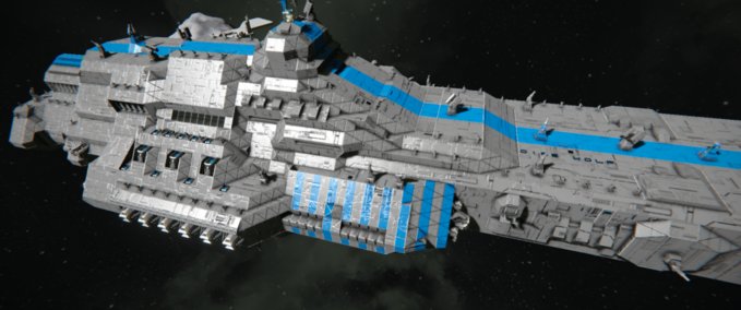 Blueprint Malestrom Class Command Battleship Space Engineers mod