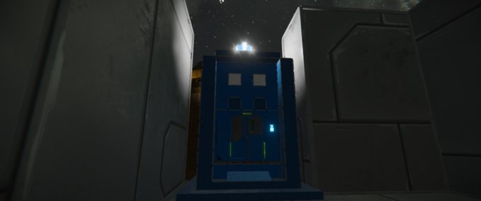 Blueprint Tardis Control Room(10) Space Engineers mod