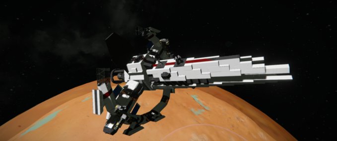 Blueprint CNL orbital gun Space Engineers mod