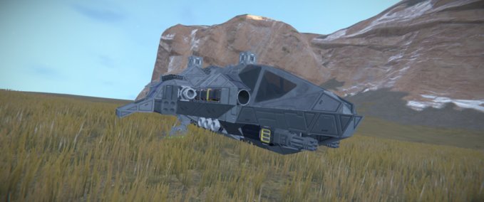 Blueprint RCSP - Mako with auto parachutes Space Engineers mod