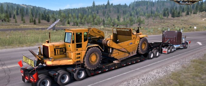 Trailer Heavy Cargo Personal Trailer Mod v1.0 Für ATS Multiplayer American Truck Simulator mod