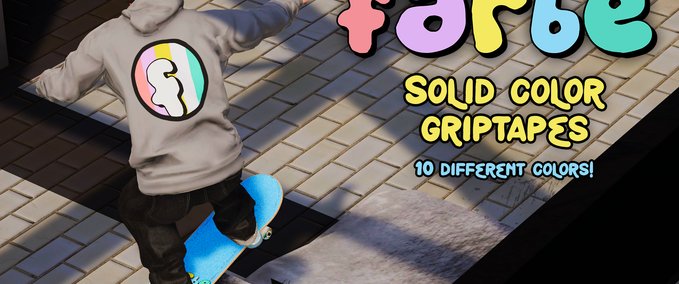 Fakeskate Brand Farbe Grip - Solid Color Griptapes (10 Colors) Skater XL mod