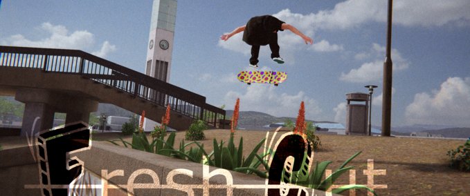 Gear Fresh Cut Griptape 3rd Drop Skater XL mod