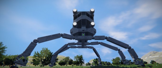 Blueprint Reaper walker carrier Space Engineers mod