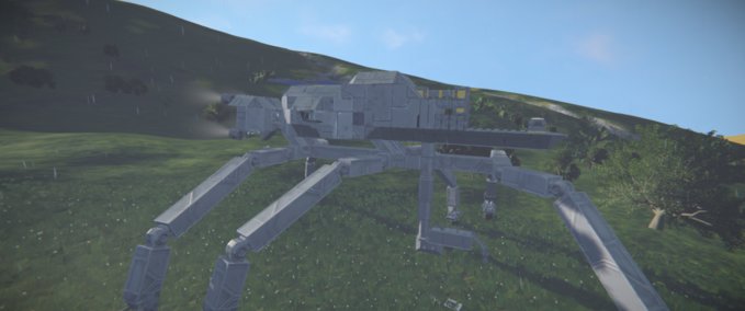 Blueprint Mk2 guns and lift Space Engineers mod