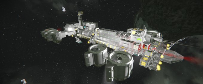 Blueprint FNK Heavy Airship Space Engineers mod
