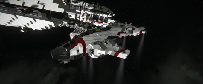 Blueprint CNL drop ship Space Engineers mod