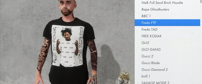 Real Brand FTP Fredo Santana T-Shirt Skater XL mod