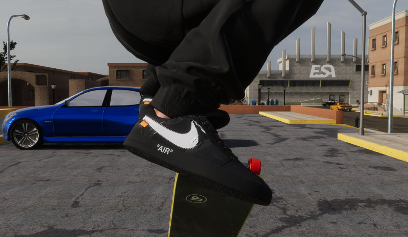 الحياة عبارة عن Skater XL: Off-White x Nike Air Force 1 Black v 1.0 Gear, Shoes ... الحياة عبارة عن