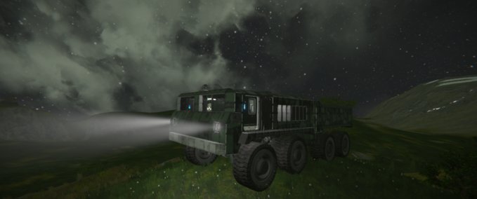 Blueprint MAZ-537 Space Engineers mod