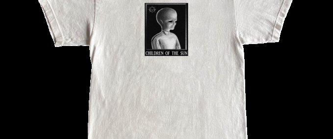 Real Brand CHILDREN OF THE SUN ALIEN TEE Skater XL mod