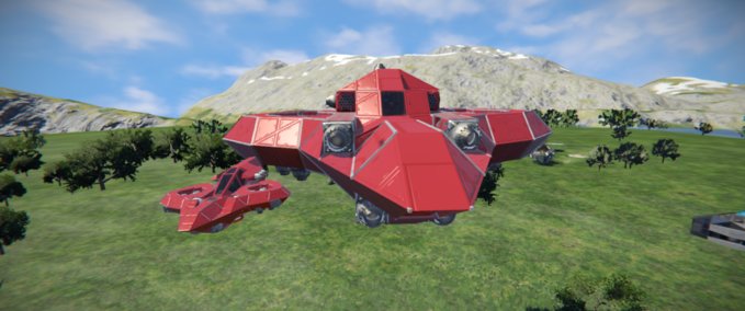 Blueprint GXF Harbinger large grid. Space Engineers mod