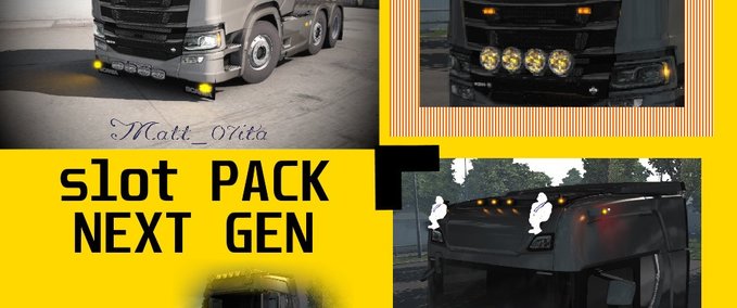 Trucks Scania Next Gen Slot Pack  Eurotruck Simulator mod