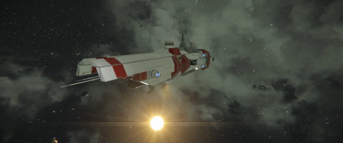 Blueprint Xbox Providence Class Corvette_1 Space Engineers mod