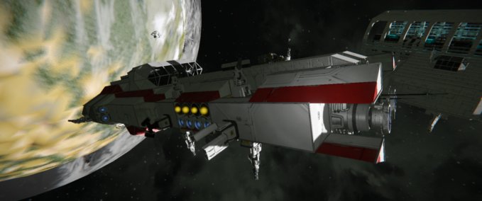 Blueprint Xbox Serenity Class Destroyer_2 Space Engineers mod