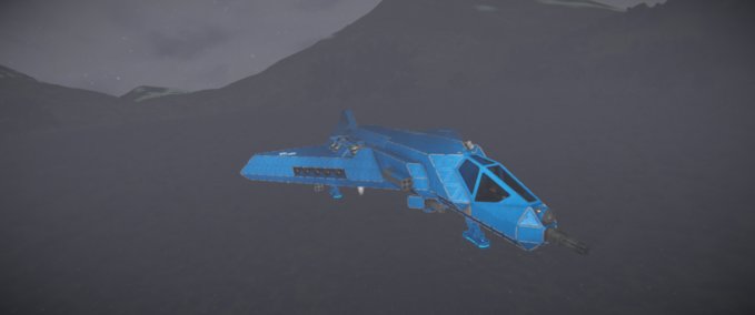 Blueprint F-38 Fighter Space Engineers mod